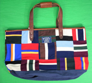 "Rugby Ralph Lauren Patchwork Rowing Scarf Tote Bag" (New w/ Tag!)