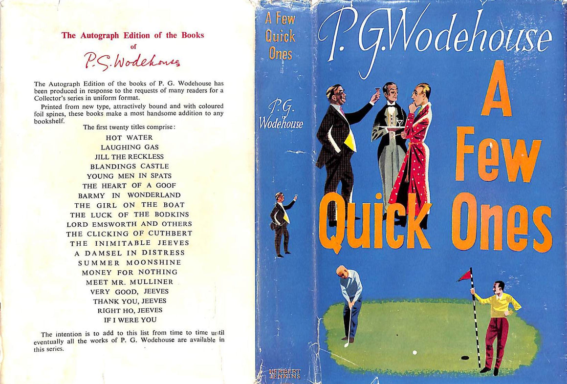 "A Few Quick Ones" 1959 WODEHOUSE, P.G.