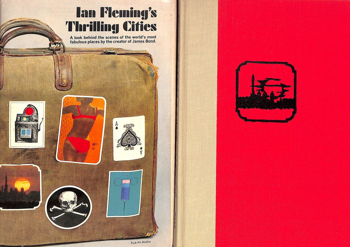 "Thrilling Cities" 1964 FLEMING, Ian w/ Drawings by Milton Glaser (1929-2020)