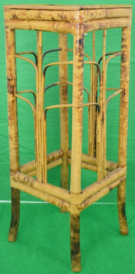 "Bamboo Fluted Side Table"