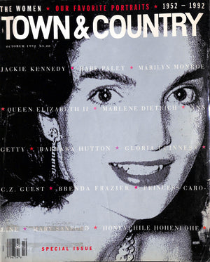 "Town & Country The Women Our Favorite Portraits 1952-1992"