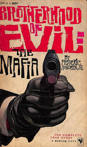 "Brotherhood Of Evil: The Mafia" 1960 SONDERN, Frederic Jr.