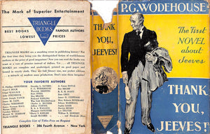 "Thank You, Jeeves!" 1939 WODEHOUSE, P.G.
