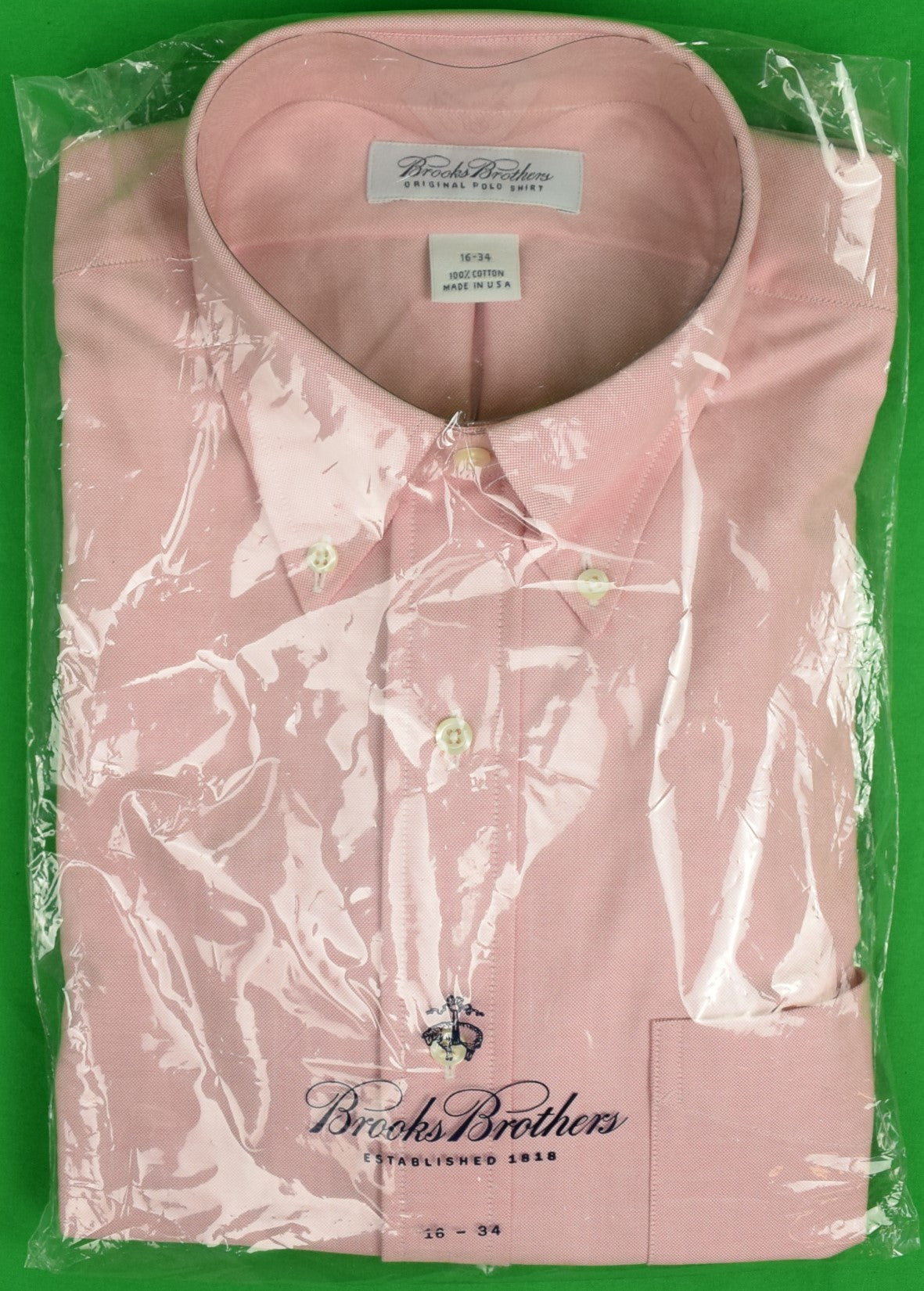 Brooks Brothers Pink OCBD Dress Shirt" Sz: 16-34 (New w/ BB Tag) Brooks Brothers Pink OCBD Dress Shirt" Sz: 16-34 (New w/ BB Tag)
