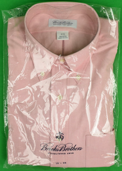 brooks brothers pink dress shirt Men's Friday Shirt, Oxford Ribbon Stripe