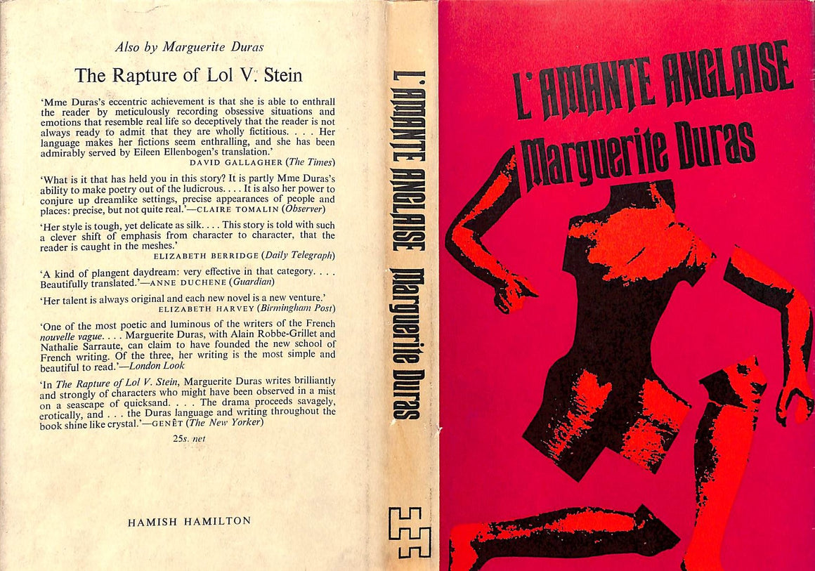 "L'Amante Anglaise" 1968 DURAS, Marguerite