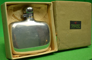 Abercrombie & Fitch c1920s Hip Flask Made in England (New/ Old Stock in A&F Box!)