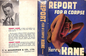 "Report for a Corpse" KANE, Henry (SOLD)