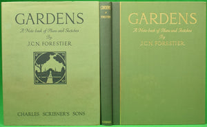 "Gardens: A Note-book Of Plans And Sketches" 1924 FORESTIER, J.C.N.