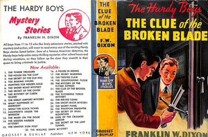 "The Clue Of The Broken Blade" 1951 DIXON, Franklin W.