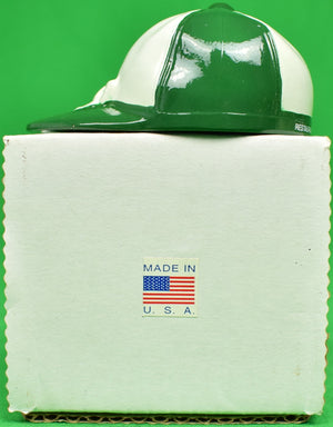 The "21" Club Green & White Jockey Cap Bottle Opener (New in Box!) (SOLD)