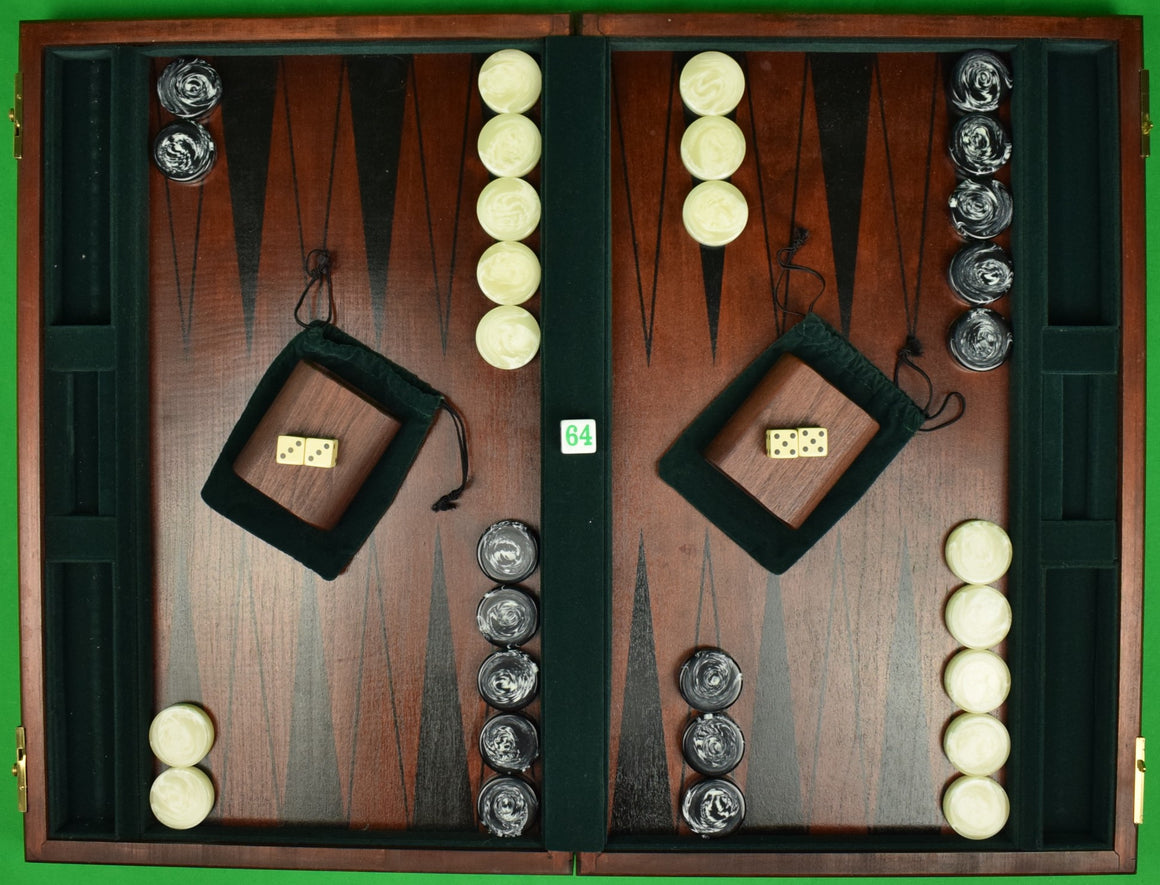 "Abercrombie & Fitch c1980s Backgammon Board"