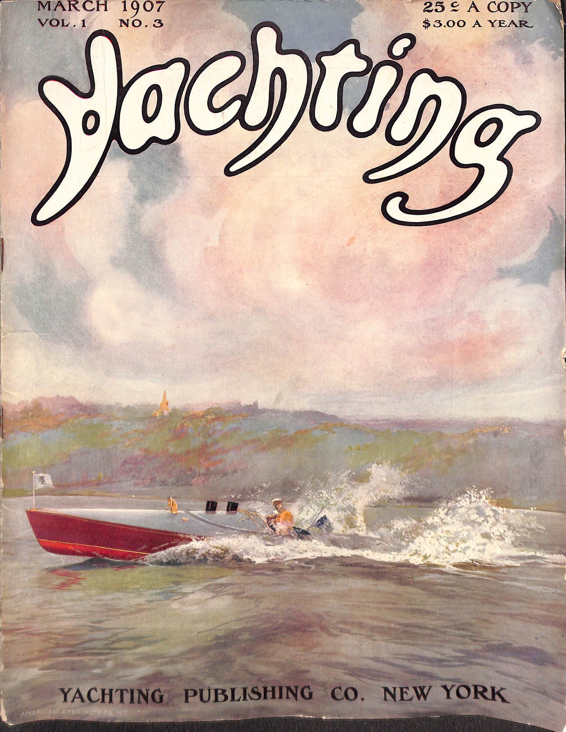 "Yachting Magazine" March 1907 (SOLD)