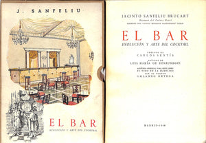 "El Bar: Evolucion y Arte del Cocktail" Brucart, Jacinto Sanfeliu