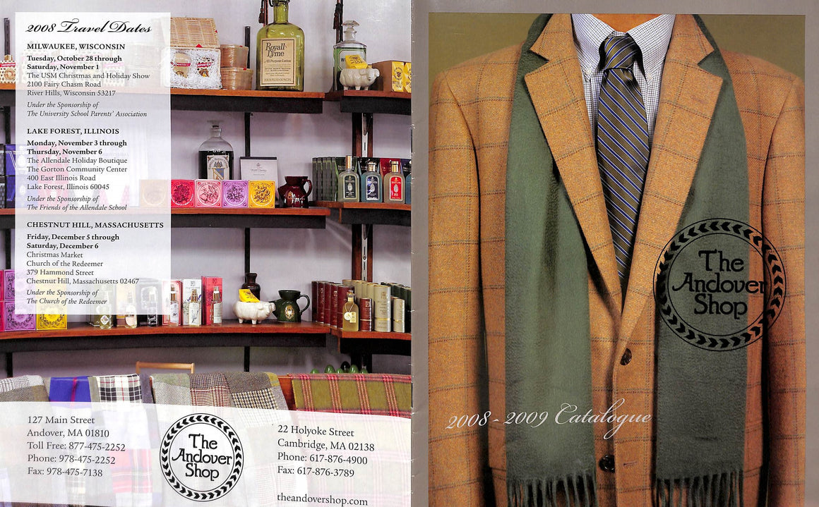 The Andover Shop 2008-2009 Catalogue (SOLD)