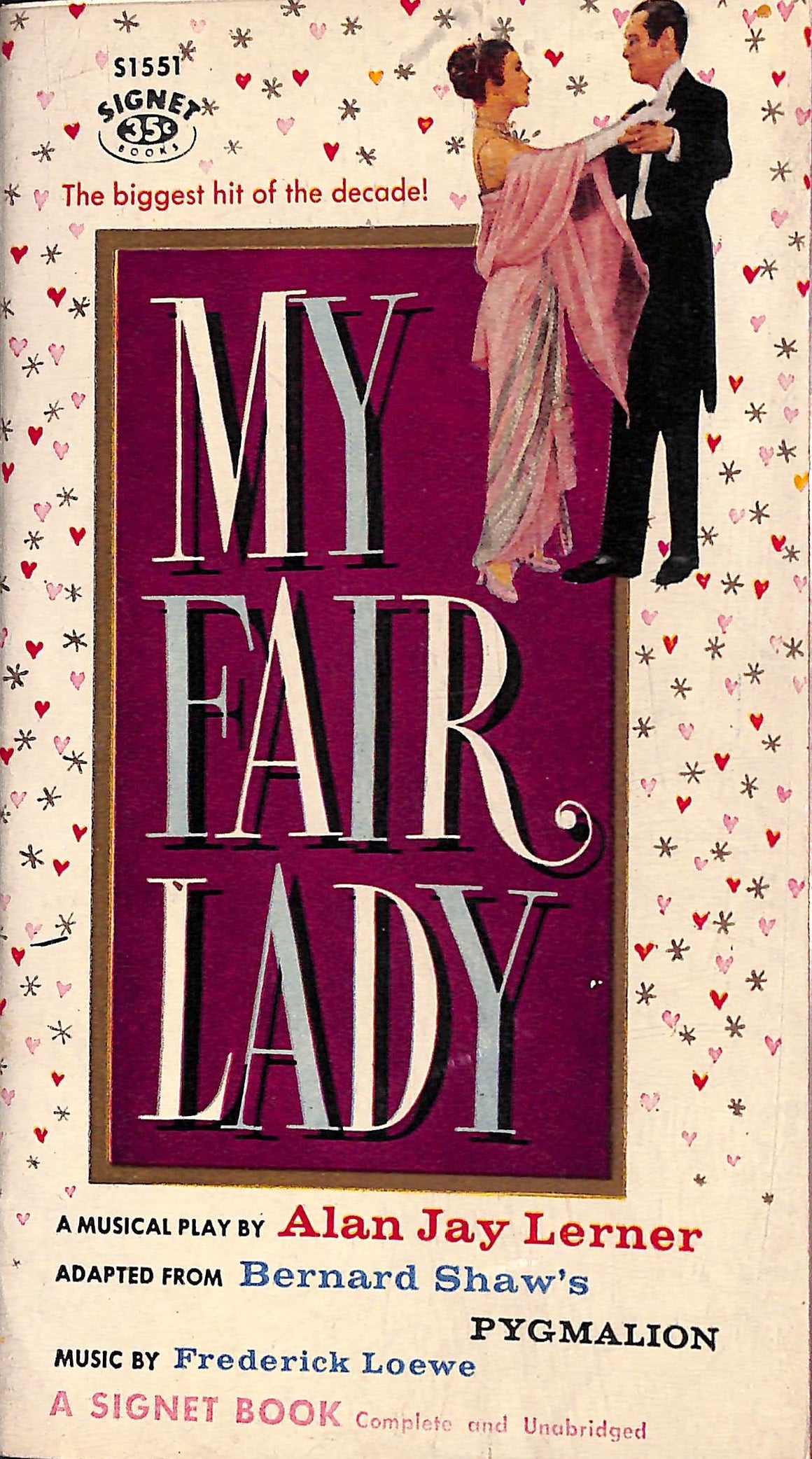 "My Fair Lady" 1956 LERNER, Alan Jay