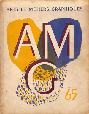 "Arts Et Metiers Graphiques" 1938 PEIGNOT, Charles [directeur] (SOLD)