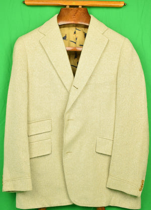 "J. Press c1985 Silk/ Wool Oyster Sport Jacket w/ Pheasant Lining" Sz: 42R