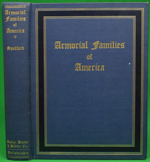 "Armorial Families Of America" 1929 (SOLD)