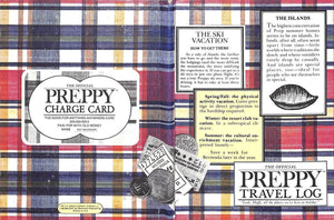 "The Official Preppy Travel Log: A Diary-Day by Day" 1981 (SOLD)