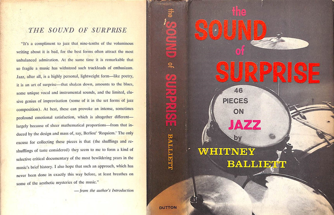 "The Sound Of Surprise: 46 Pieces On Jazz" 1959 BALLIETT, Whitney (SOLD)