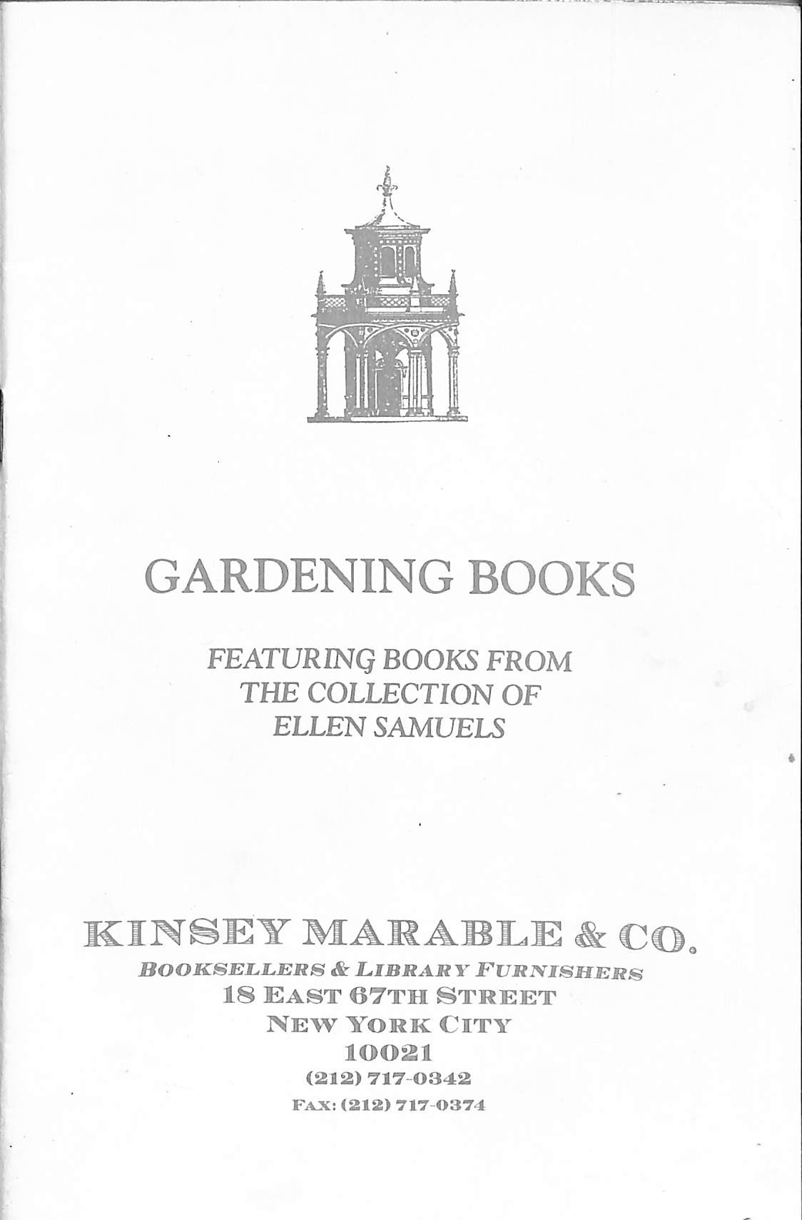 "Gardening Books Featuring Books From The Collection Of Ellen Samuels"