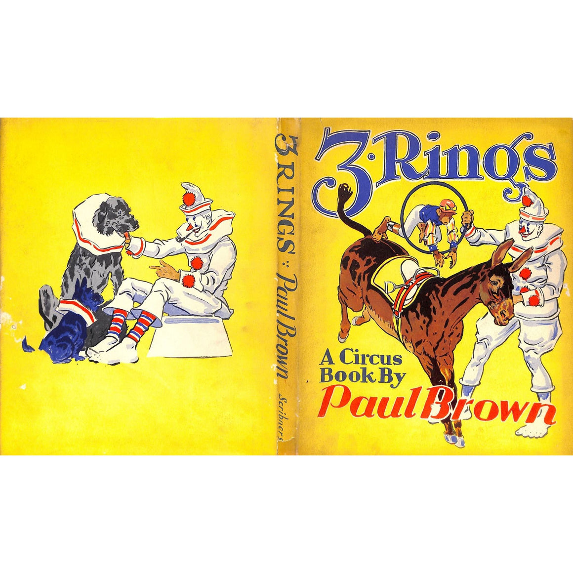"3 Rings: A Circus Book" 1938 BROWN, Paul