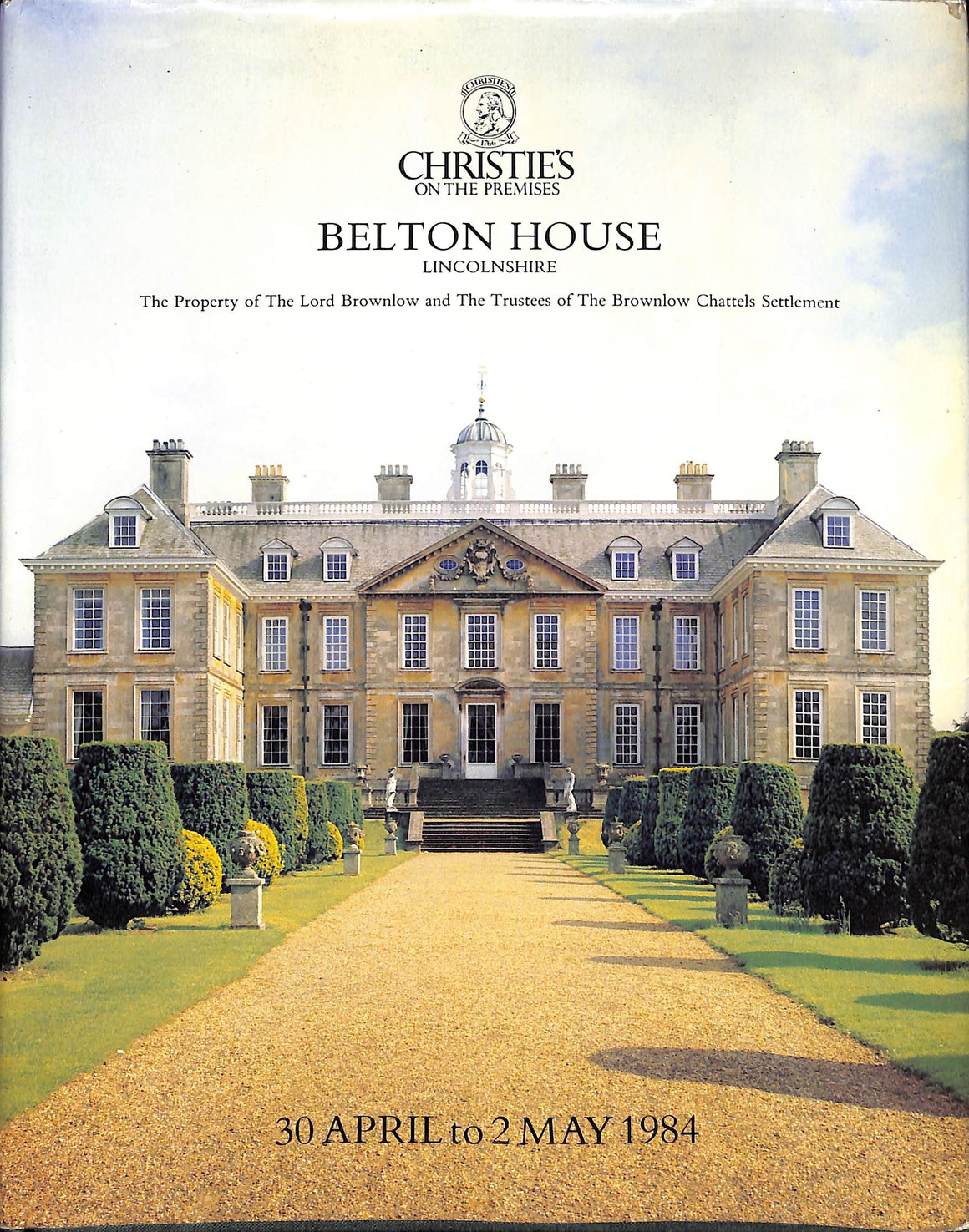 "Belton House Lincolnshire" 1984 Christie's