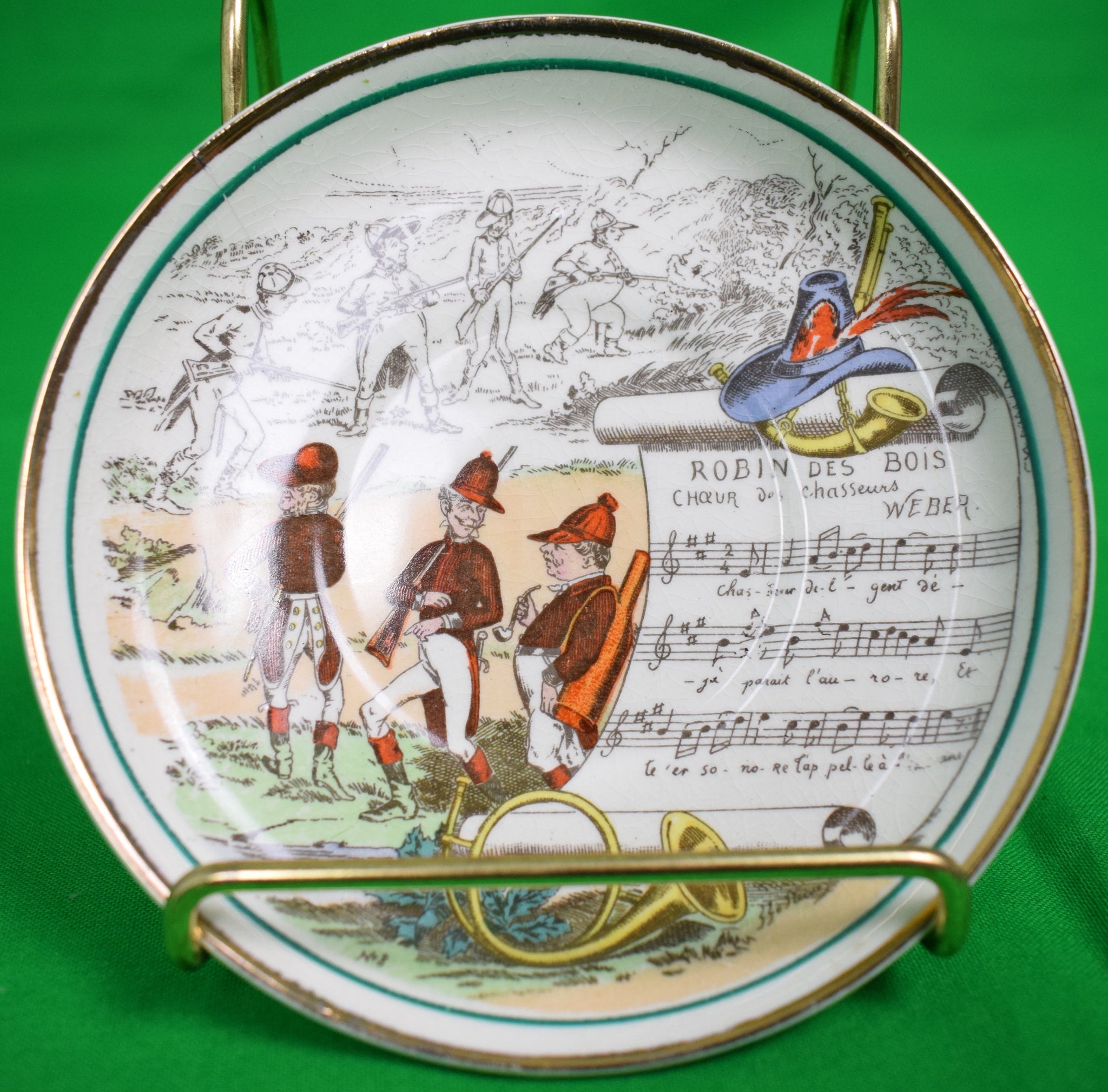 Robin des Bois 3 Huntsmen Plate Made in England for PV