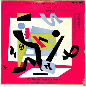 "Modern American Music Series LP Virgil Thomson & Lou Harrison w/ Stuart Davis Cover" (SOLD)