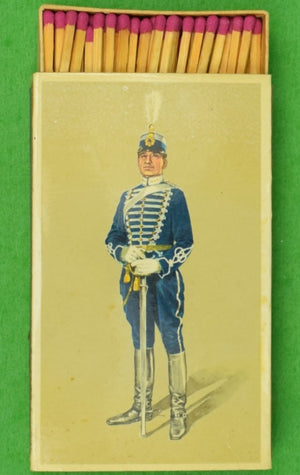 Swedish Hussar Regiment c1895 Officer Matchbook (New/ Old Stock!)