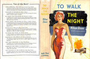 "To Walk The Night" 1954 SLOANE, William (SOLD)