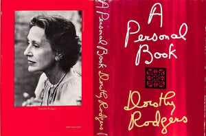 "A Personal Book" 1977 RODGERS, Dorothy (INSCRIBED) (SOLD)