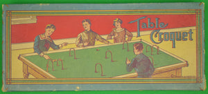 Table Croquet c1928 Boxed Game Set