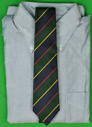 "Cravats Ltd of London Argyll & Sutherland Repp Stripe Silk Tie" (SOLD)
