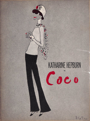 "Katherine Hepburn as Coco- Theatre Programme" 1969 (SIGNED)