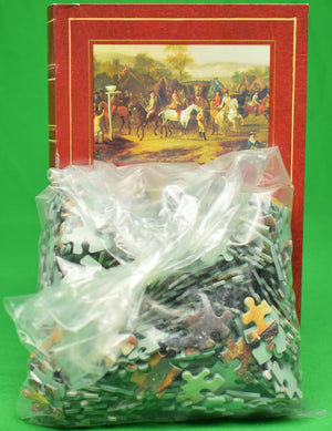 'York Races 1709' 640 Piece Jigsaw Puzzle Made in England New in Faux Book