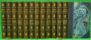 "Robert Browning 12 Volume Set" 1898 BROWNING, Robert