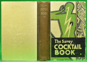 "The Savoy Cocktail Book" 1930 CRADDOCK, Harry