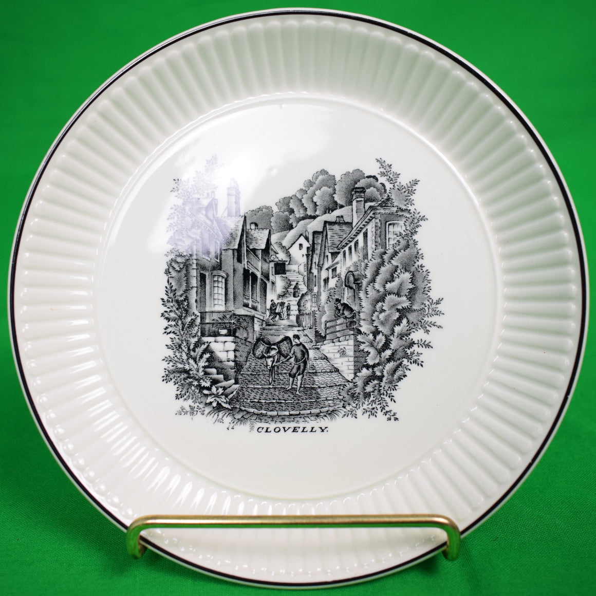 Rex Whistler Design 'Clovelly' Wedgwood China Plate