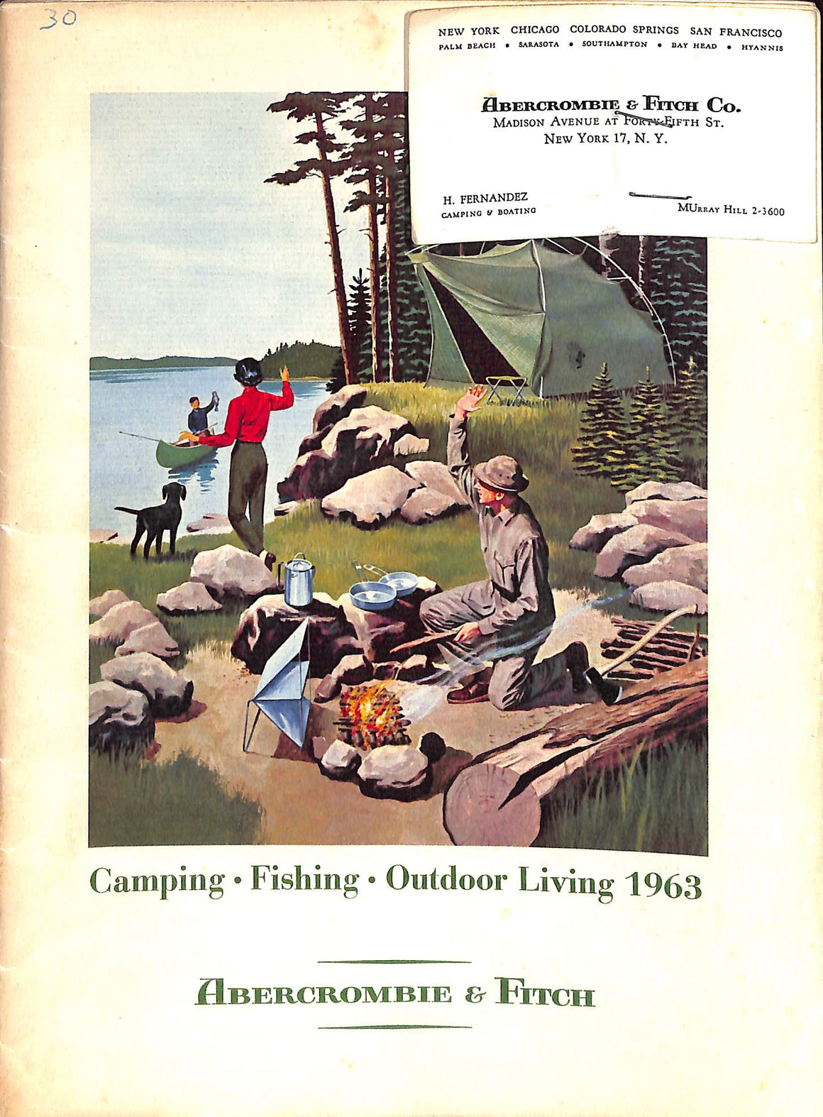 "Abercrombie & Fitch: Camping, Fishing, Outdoor Living 1963 Catalogue" 1963