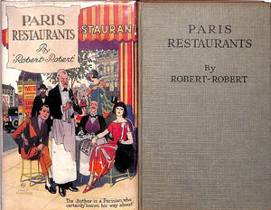 "Paris Restaurants ("Le Guy Du Gourmand A Paris")" 1929 "ROBERT-Robert"