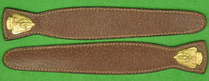 'Pair of Gucci Leather c1981 Book Marks'