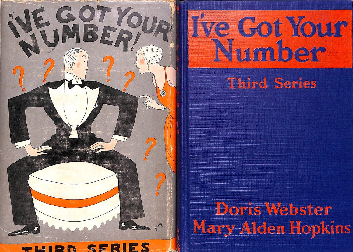 "I've Got Your Number! A Book Of Self-Analysis" 1936 WEBSTER, Doris and HOPKINS, Mary Alden