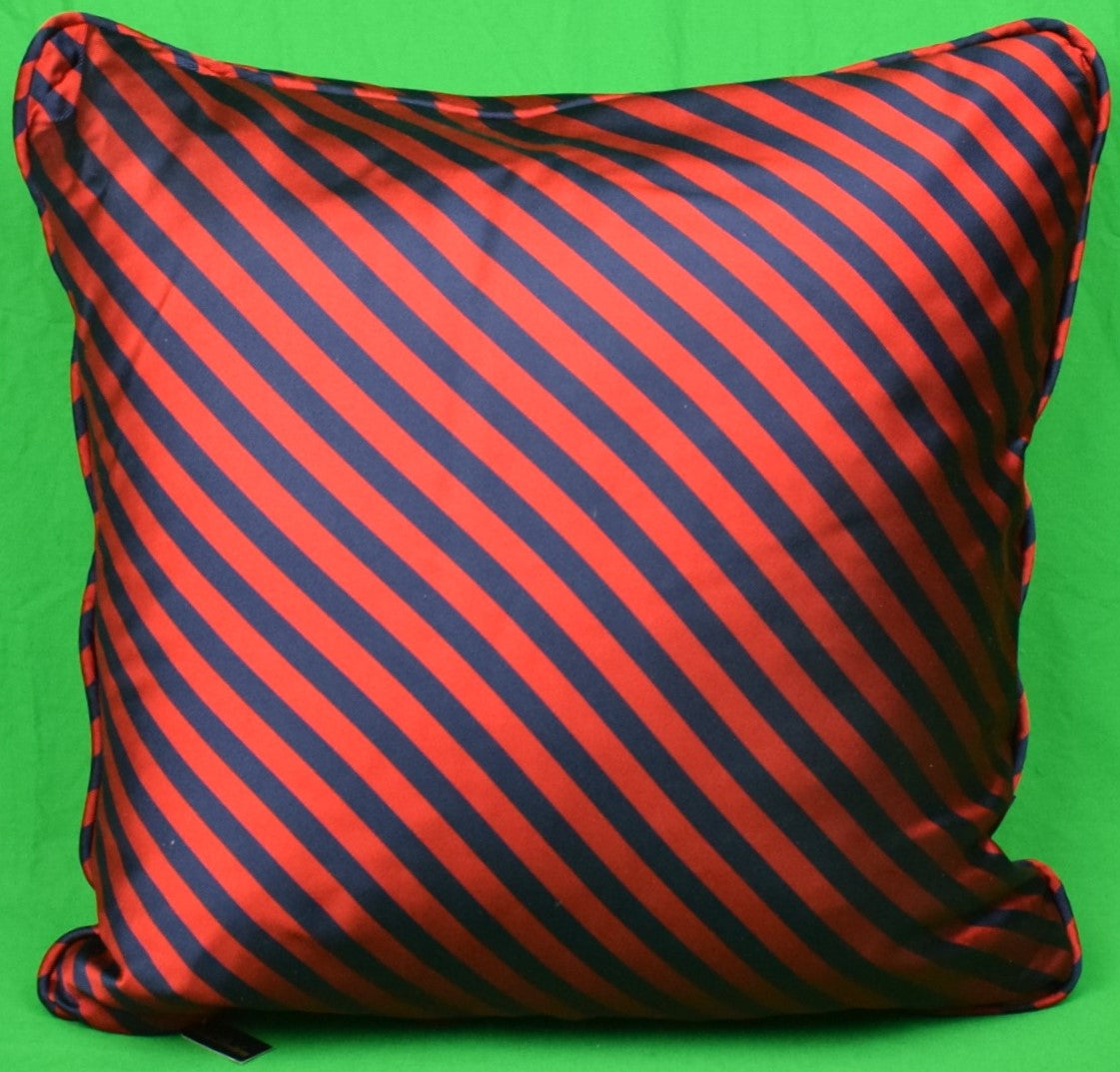 Brooks Brothers Repp Stripe Silk Twill Pillow (New In BB Bag!)