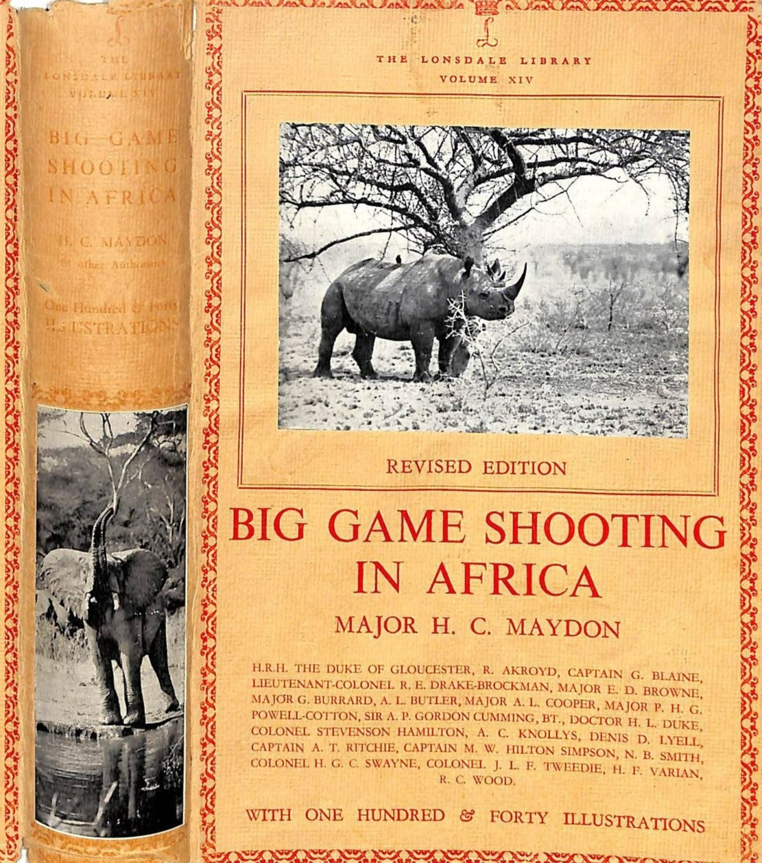 "Big Game Shooting In Africa" 1957 MAYDON, Major H.C. (SOLD)