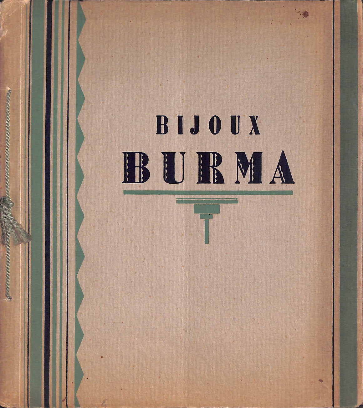 "Bijoux Burma" c1930s