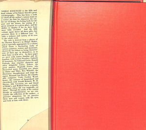 "Noble Essences Or Courteous Revelations" 1950 SITWELL, Osbert [autobiography]