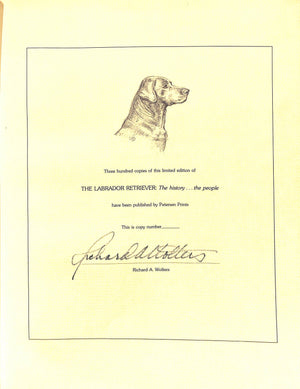 "The Labrador Retriever: The History... The People" WOLTERS, Richard A.