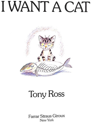 "I Want A Cat" 1989 ROSS, Tony